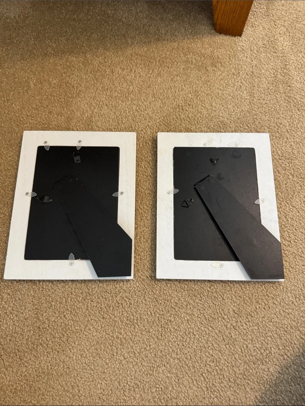 Two wood photo  “beach” frames